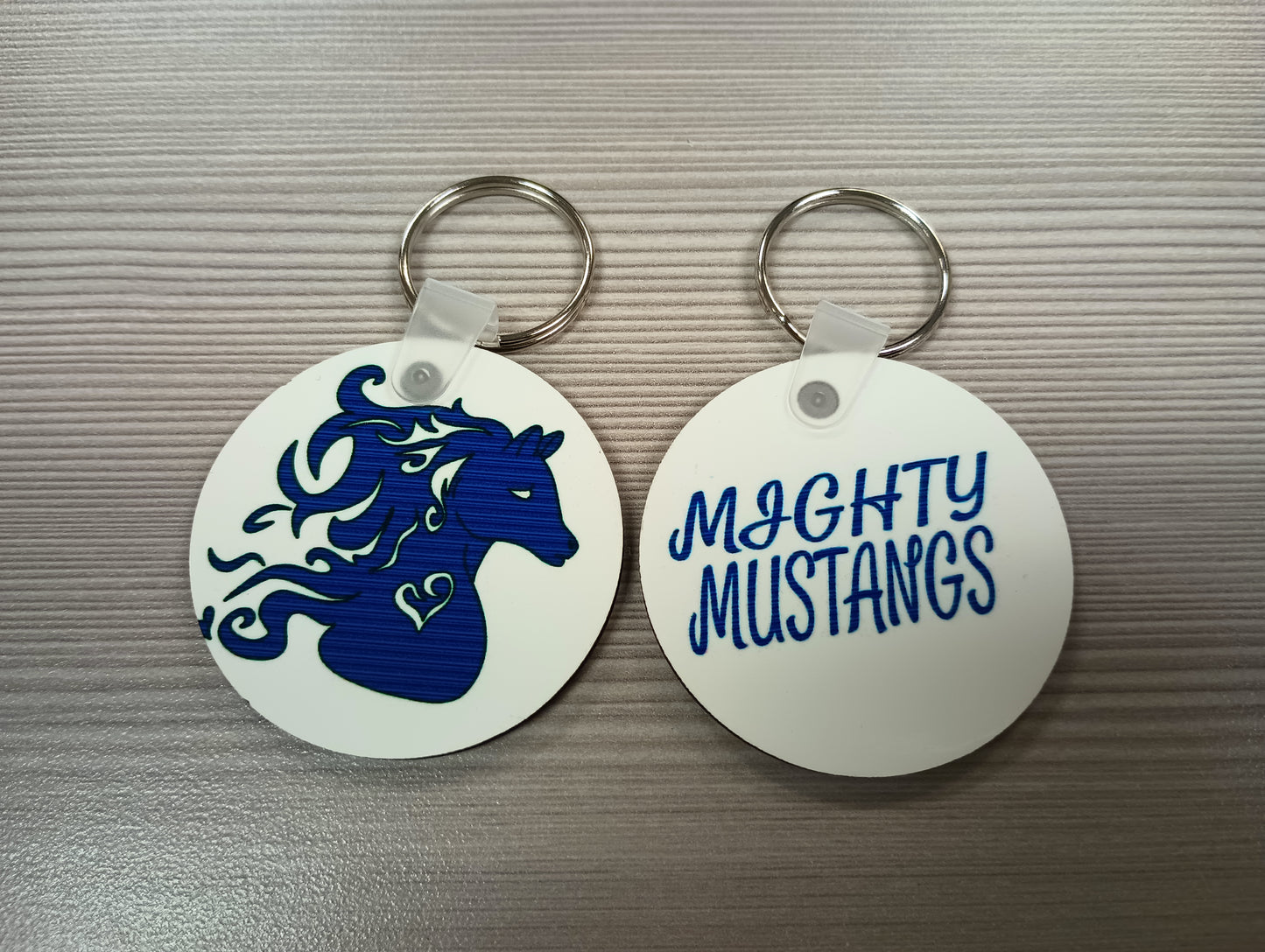 Key Chain - Horse Heart and Mighty Mustang